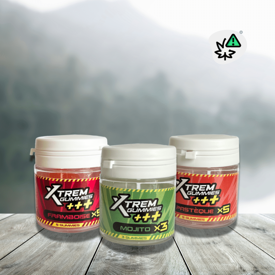 Caramelle gommose THC Xtrem 5mg: Mojito, Anguria o Lampone